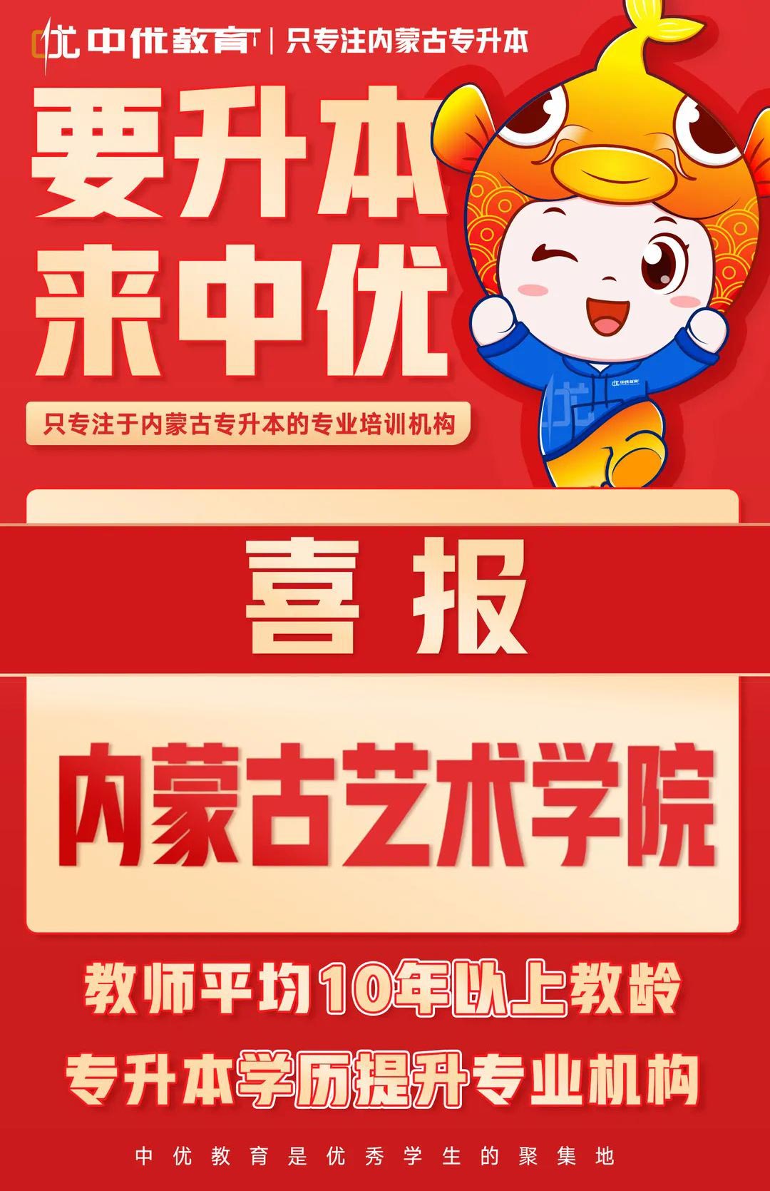 2023年中优学子【内蒙古艺术学院】录取喜报！